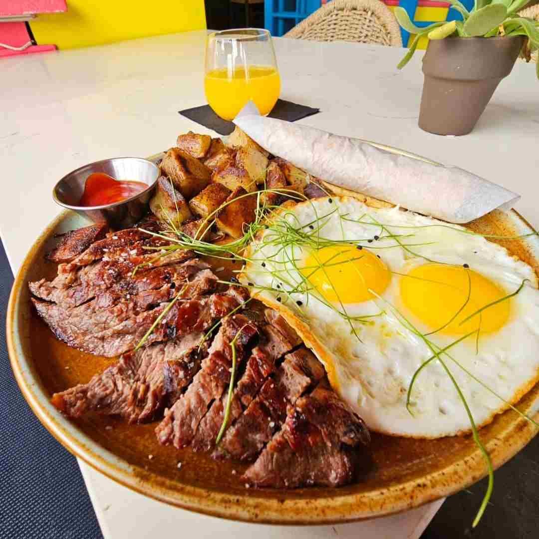 Steak and Eggs at Nalu Vida Los Angeles