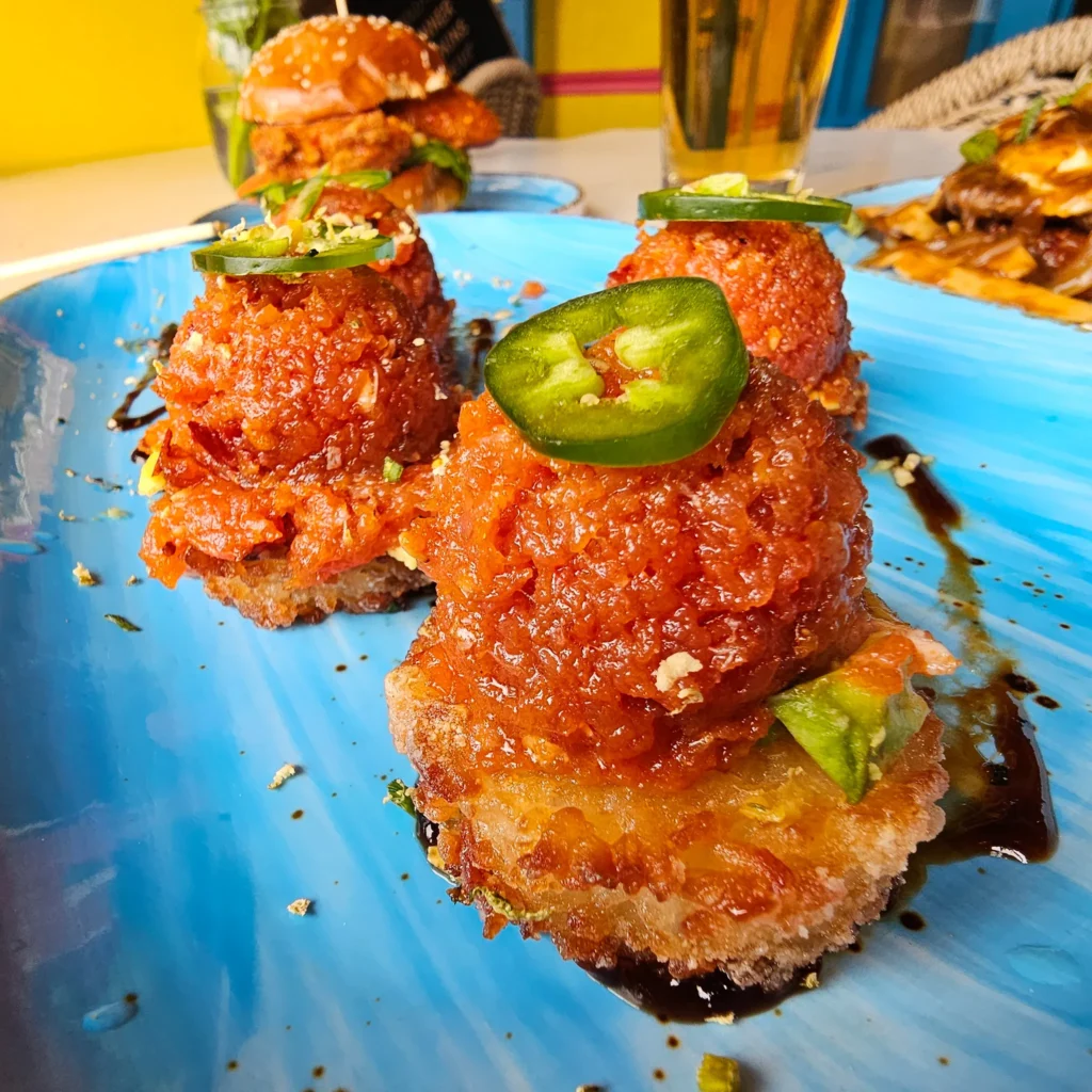 Happy Hour - Spicy Tuna Crispy Rice - Cropped Square