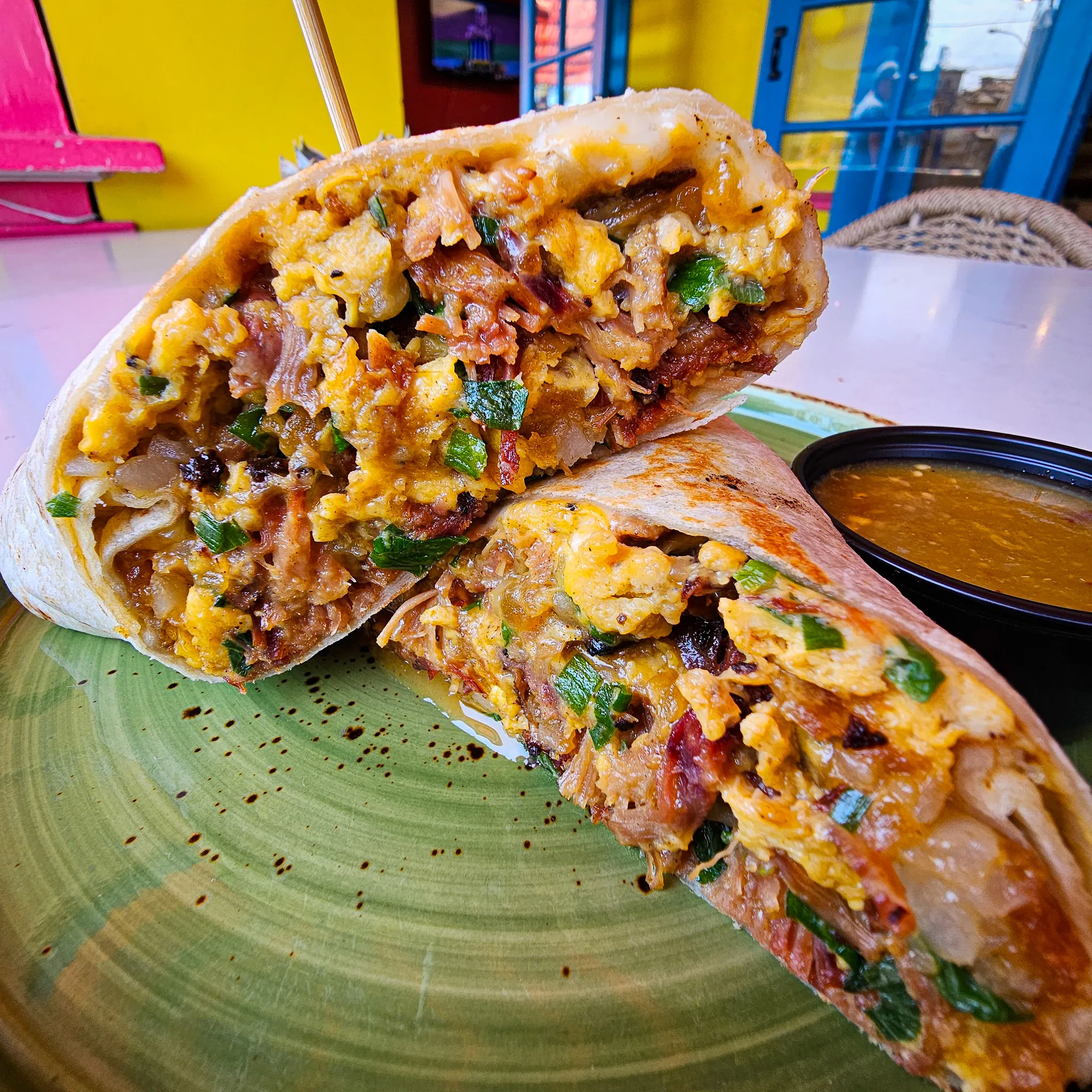 Breakfast sandwich at Nalu Vida in Venice Beach