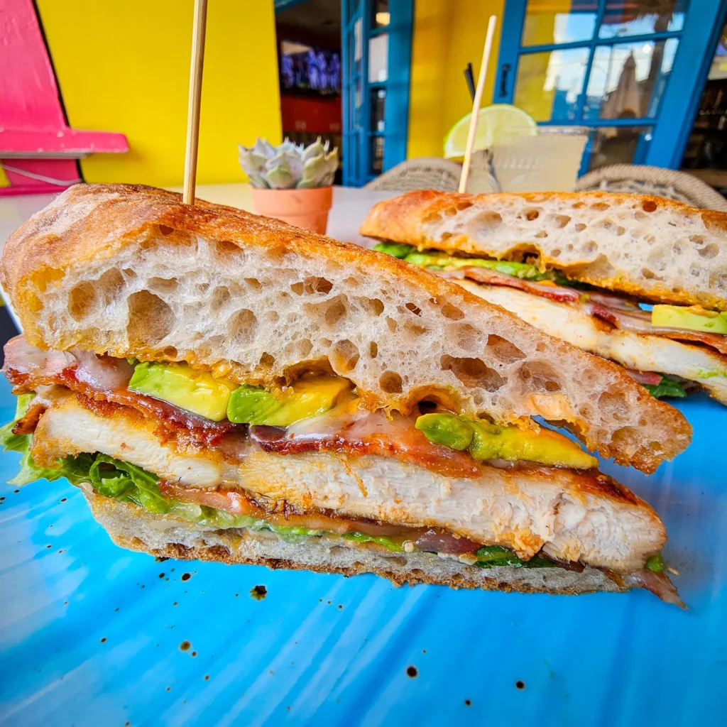 Chipotle Chicken Sandwich - Served at Nalu Vida Restaurant Venice Beach
