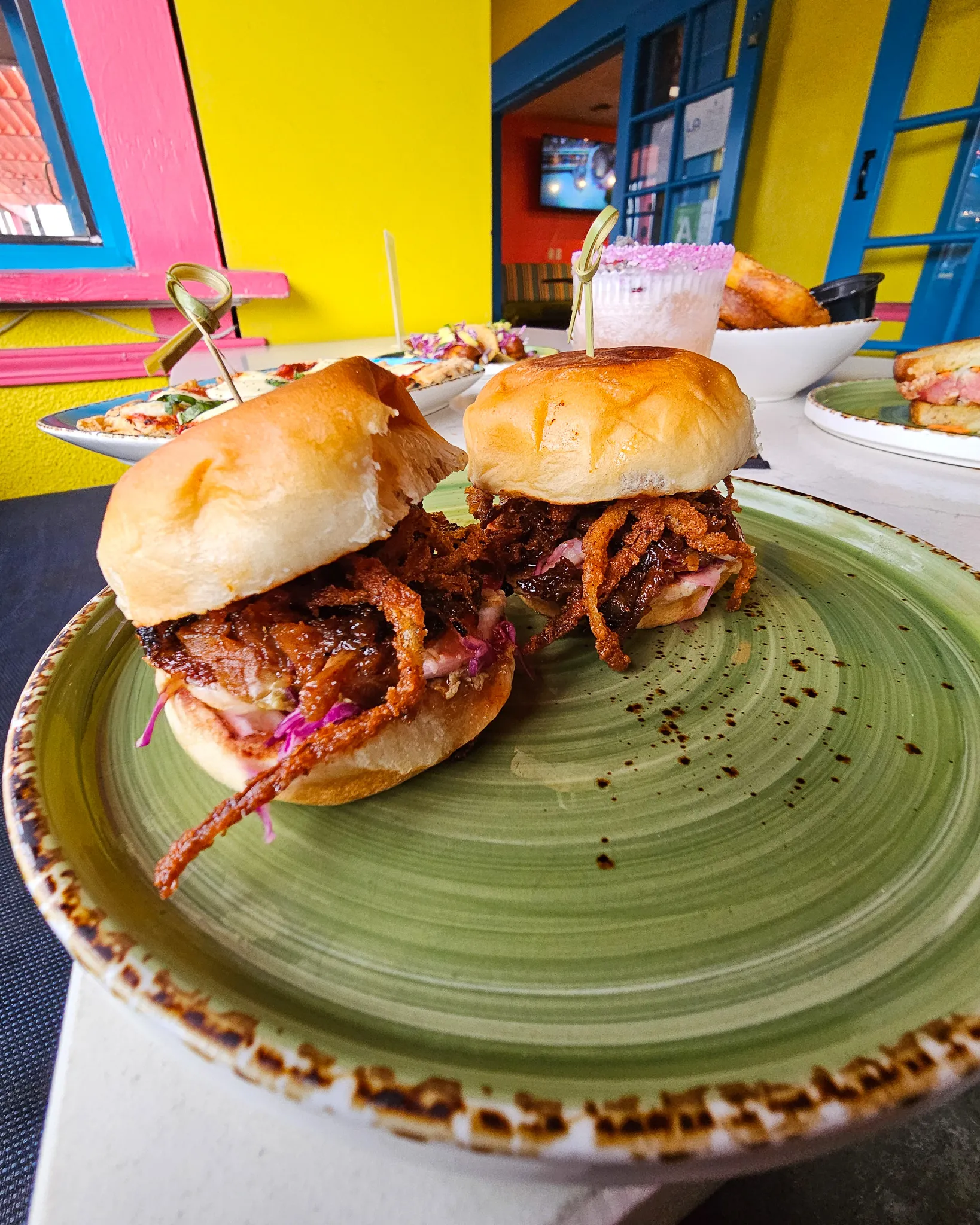 12-hour smoked pulled pork sliders at Nalu Vida