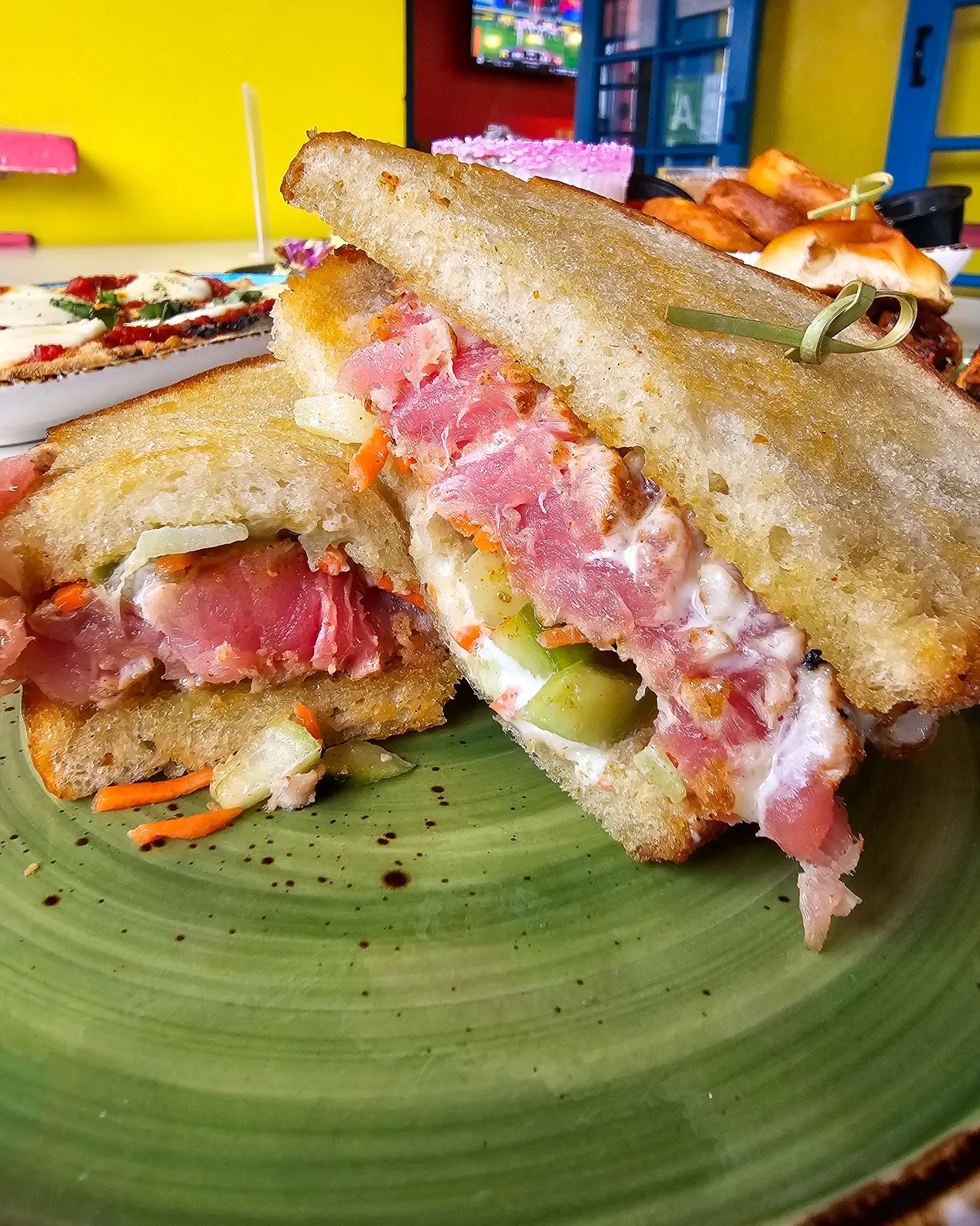 Ahi Tuna Sandwich Venice Beach at Nalu Vida