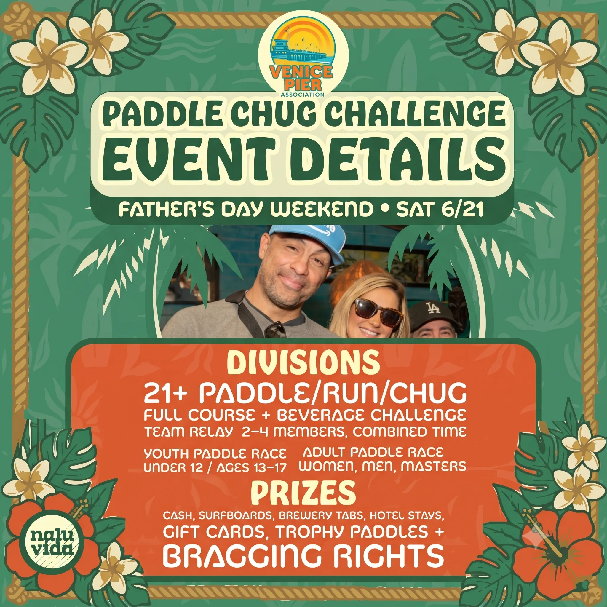 Paddle Chug Challenge event details — Venice Beach June 21