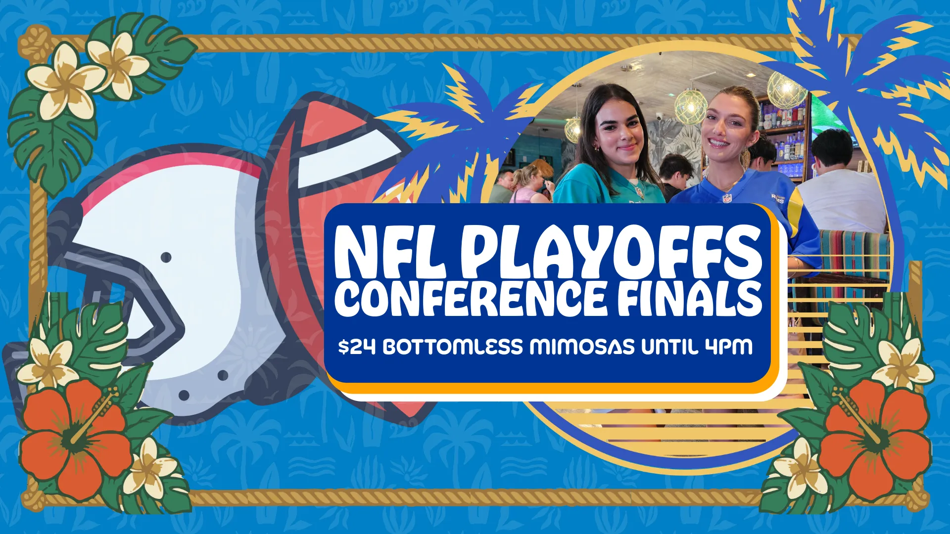 where to watch nfl playoffs conference finals venice beach