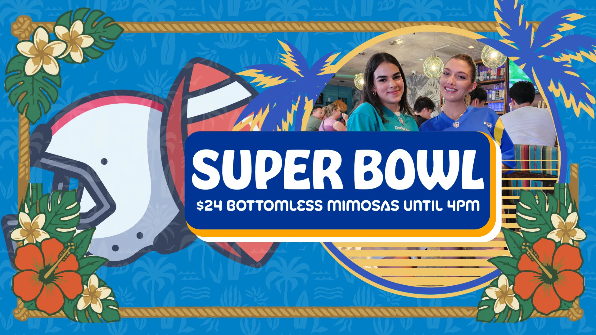 where to watch the super bowl venice beach
