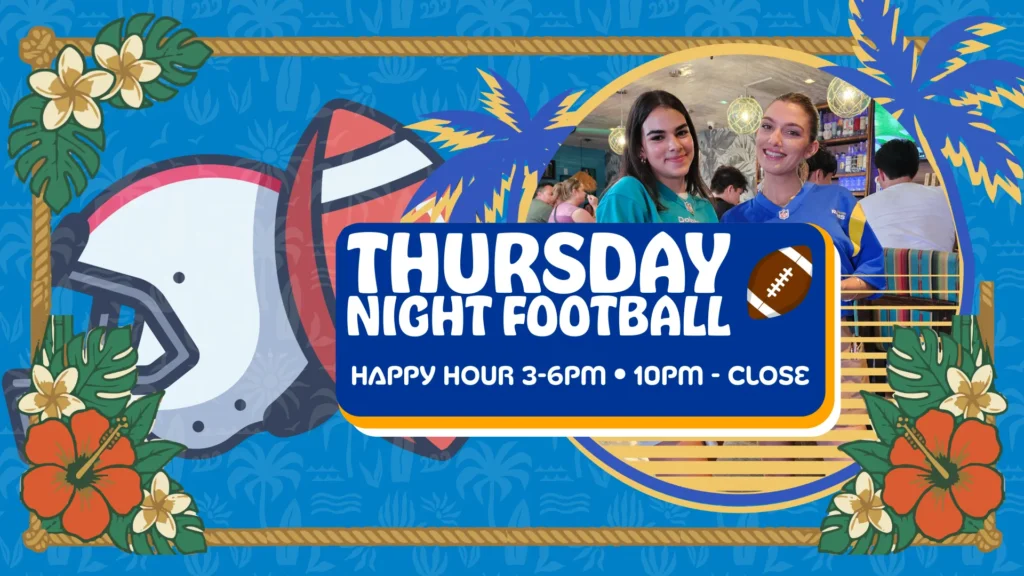 where to watch Thursday night football venice beach